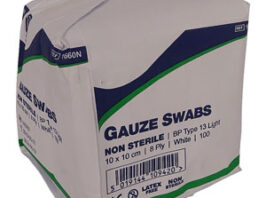 Gauze swab 5*5, 8ply